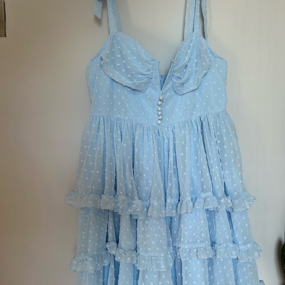 SHEIN Mod Sky Baby Doll Dress